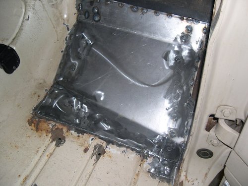 Fabricated new floor panels